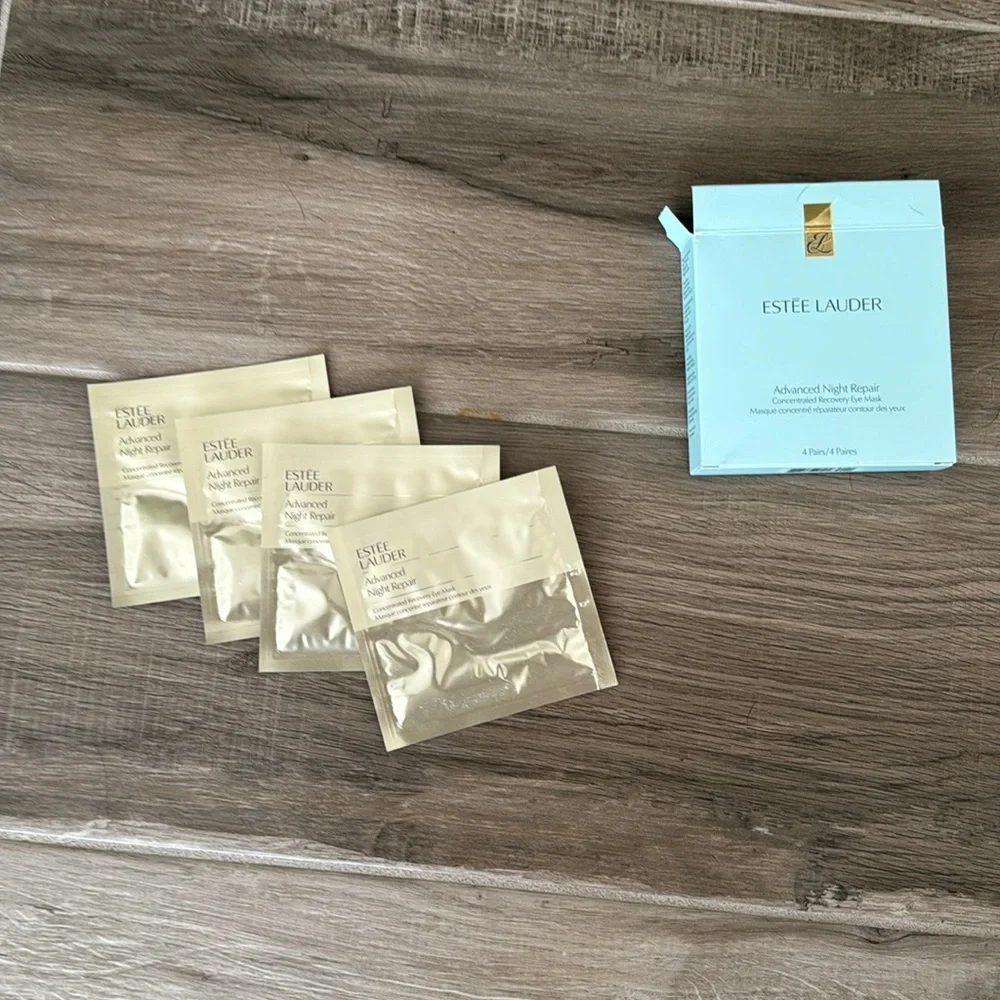 New Estée Lauder Set of 4 Advanced Night Repair Concentrated Recovery Eye mask - Picture 4 of 4